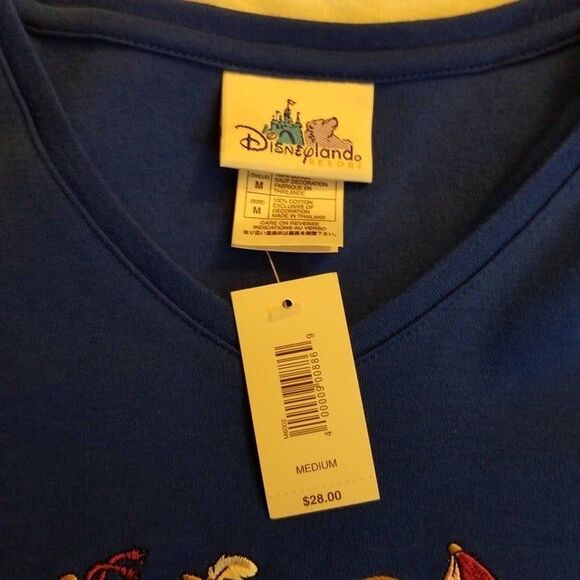 Womens M Baby Tee TShirt Disneyland 50th Anniversary Happiest Homecoming Disney - Picture 3 of 8